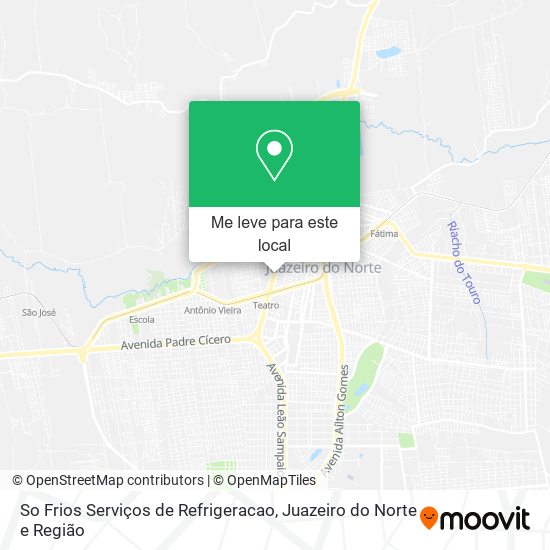So Frios Serviços de Refrigeracao mapa