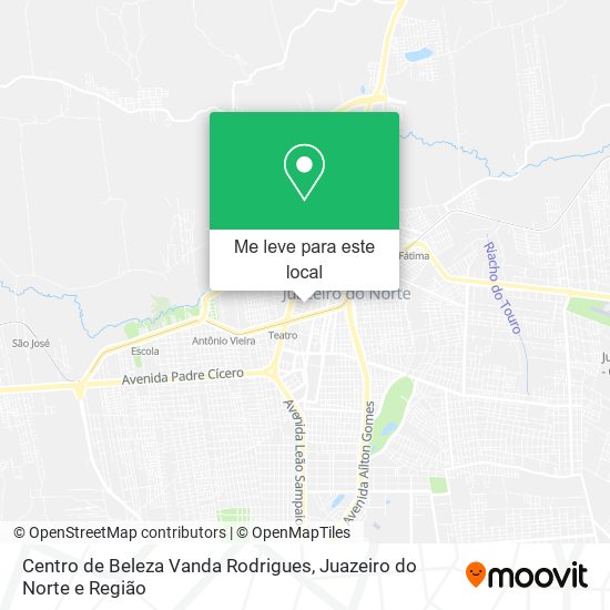 Centro de Beleza Vanda Rodrigues mapa
