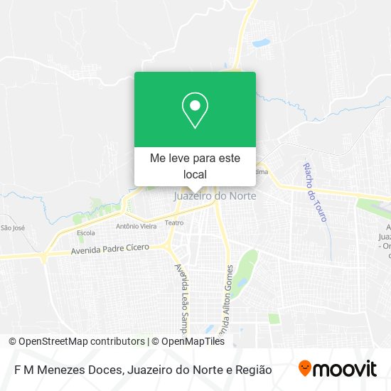 F M Menezes Doces mapa
