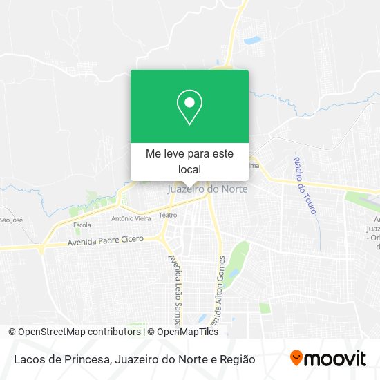 Lacos de Princesa mapa