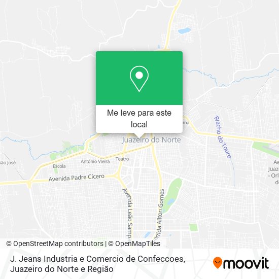 J. Jeans Industria e Comercio de Confeccoes mapa