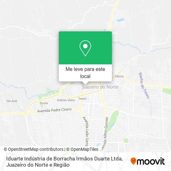 Iduarte Indústria de Borracha Irmãos Duarte Ltda mapa