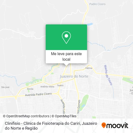 Clinifisio - Clínica de Fisioterapia do Cariri mapa