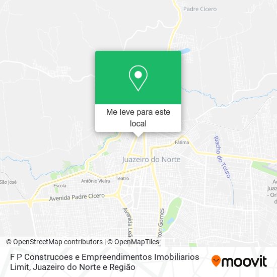 F P Construcoes e Empreendimentos Imobiliarios Limit mapa