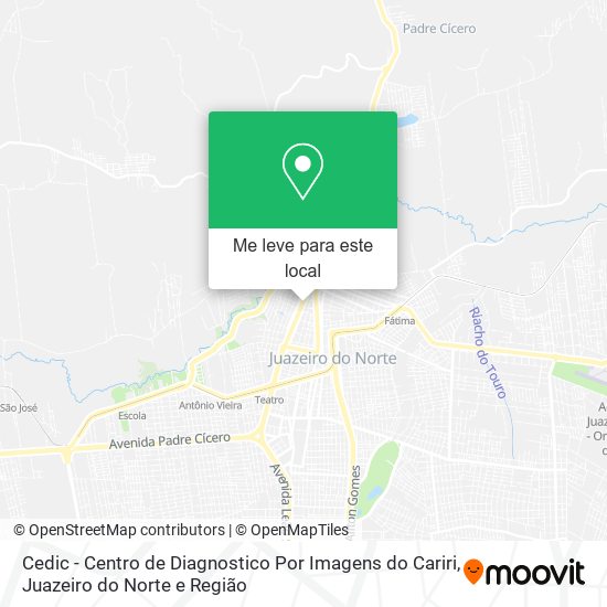 Cedic - Centro de Diagnostico Por Imagens do Cariri mapa