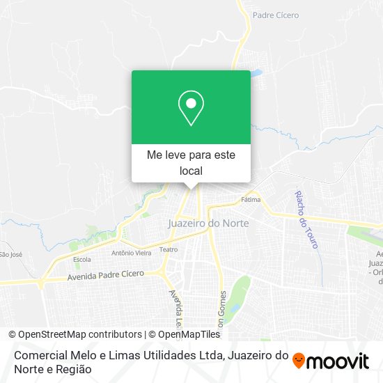 Comercial Melo e Limas Utilidades Ltda mapa