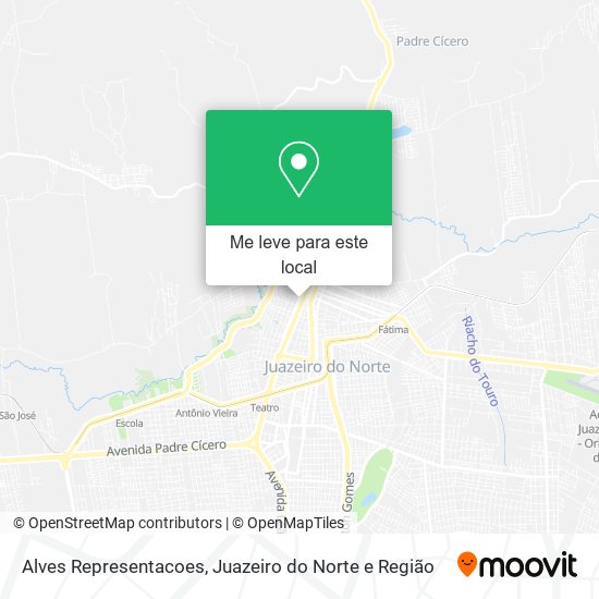 Alves Representacoes mapa