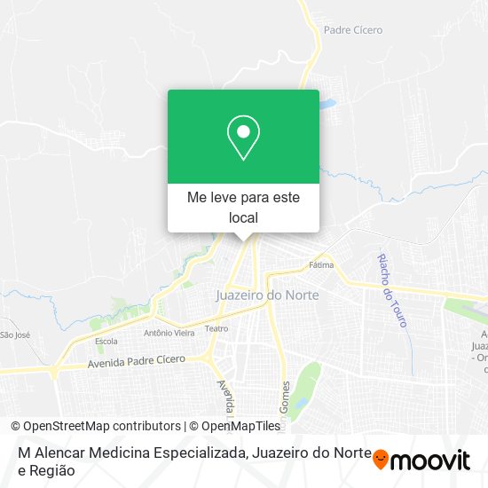 M Alencar Medicina Especializada mapa