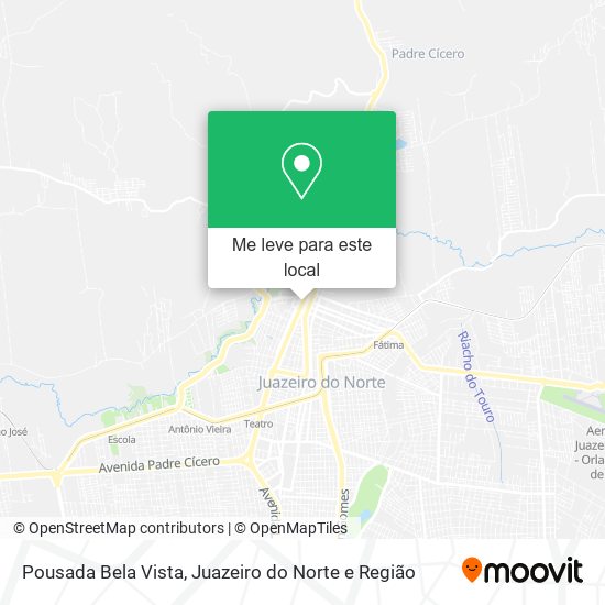 Pousada Bela Vista mapa