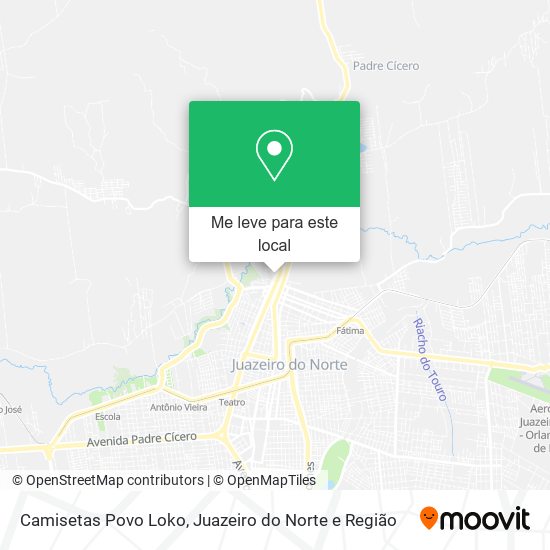 Camisetas Povo Loko mapa