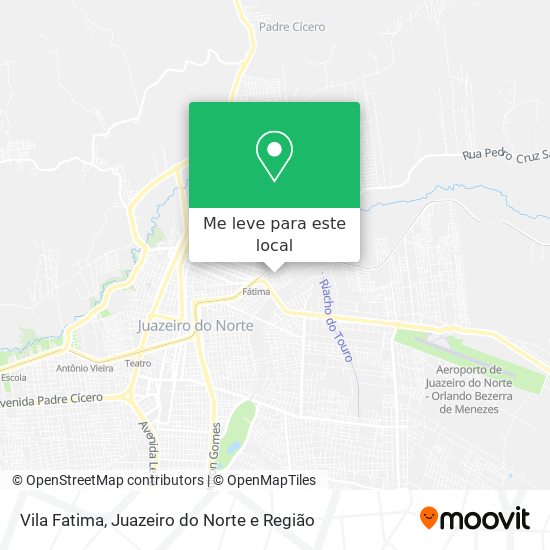 Vila Fatima mapa