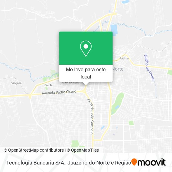 Tecnologia Bancária S/A. mapa