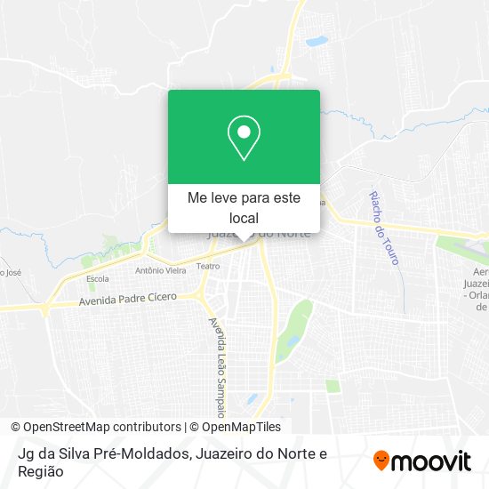 Jg da Silva Pré-Moldados mapa