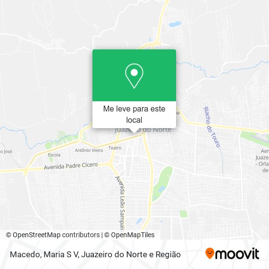 Macedo, Maria S V mapa