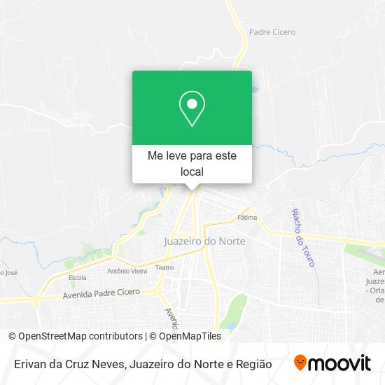 Erivan da Cruz Neves mapa