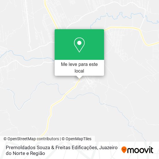 Premoldados Souza & Freitas Edificações mapa