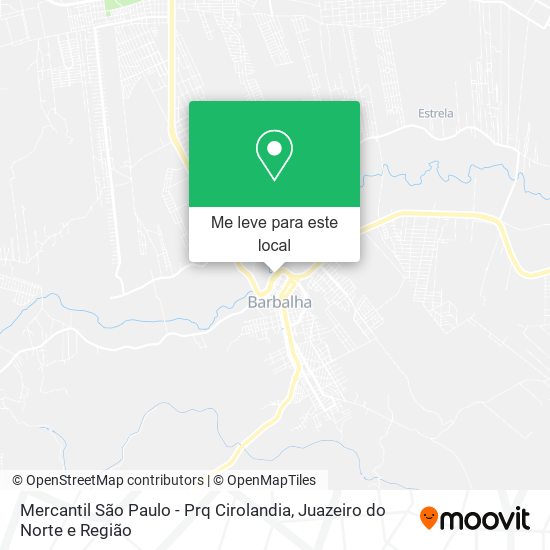 Mercantil São Paulo - Prq Cirolandia mapa
