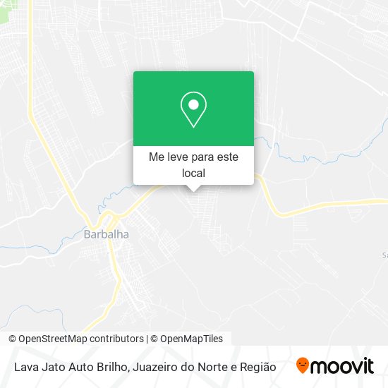 Lava Jato Auto Brilho mapa