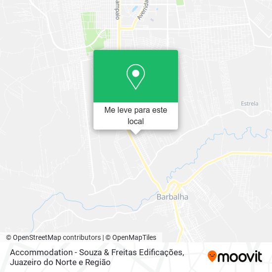 Accommodation - Souza & Freitas Edificações mapa