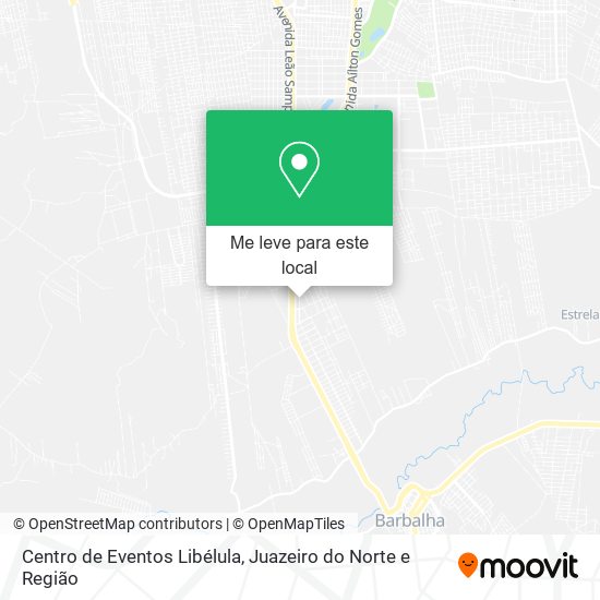 Centro de Eventos Libélula mapa