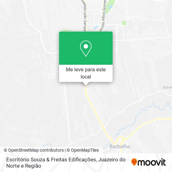 Escritório Souza & Freitas Edificações mapa