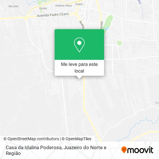 Casa da Idalina Poderosa mapa