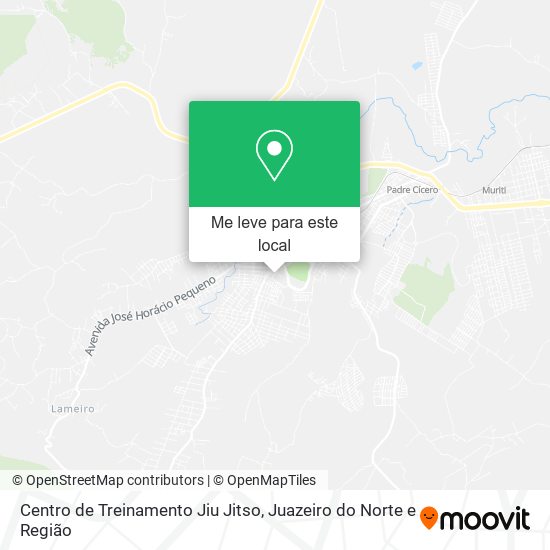 Centro de Treinamento Jiu Jitso mapa