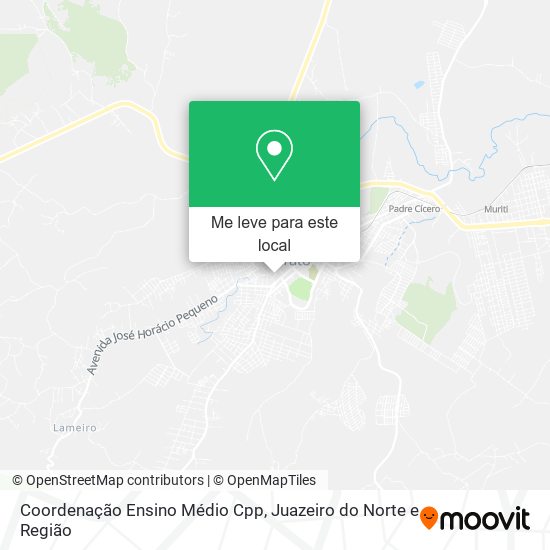 Coordenação Ensino Médio Cpp mapa