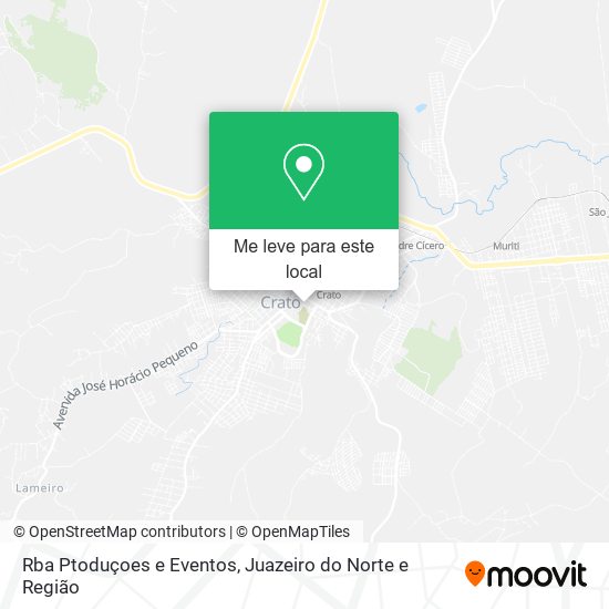 Rba Ptoduçoes e Eventos mapa