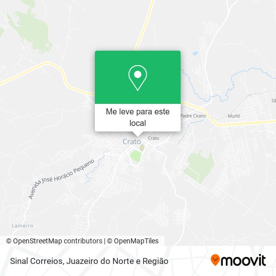 Sinal Correios mapa