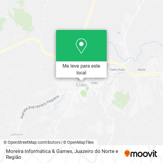 Moreira Informática & Games mapa