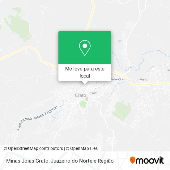 Minas Jóias Crato mapa
