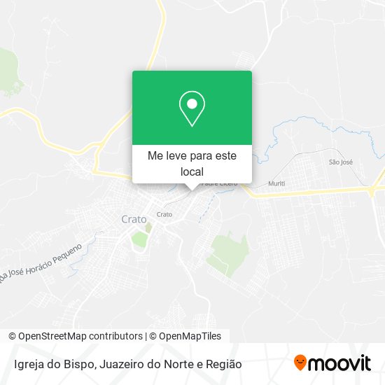 Igreja do Bispo mapa