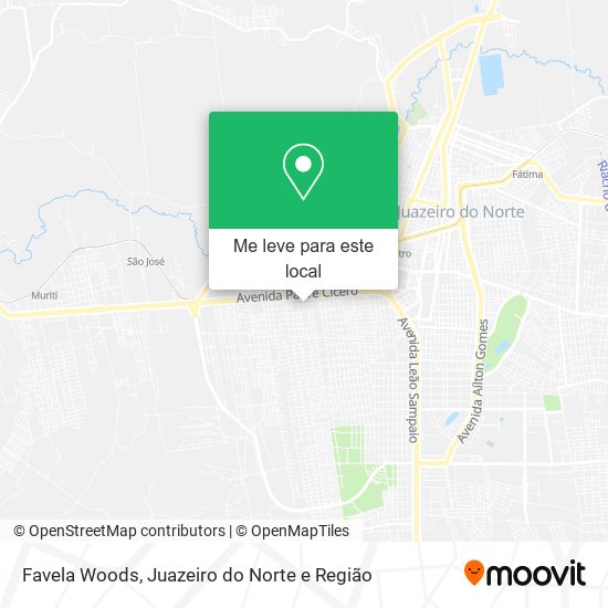 Favela Woods mapa