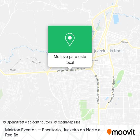 Mairton Eventos — Escritorio mapa