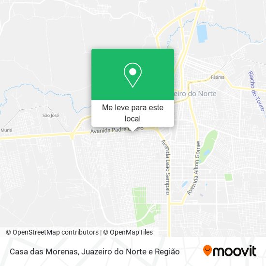 Casa das Morenas mapa