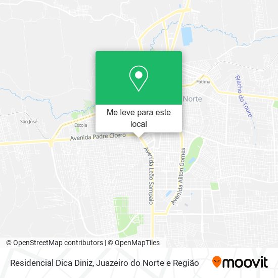 Residencial Dica Diniz mapa