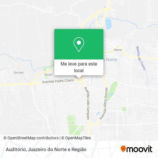 Auditório mapa