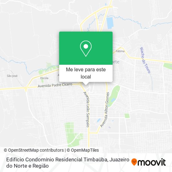Edifício Condomínio Residencial Timbaüba mapa