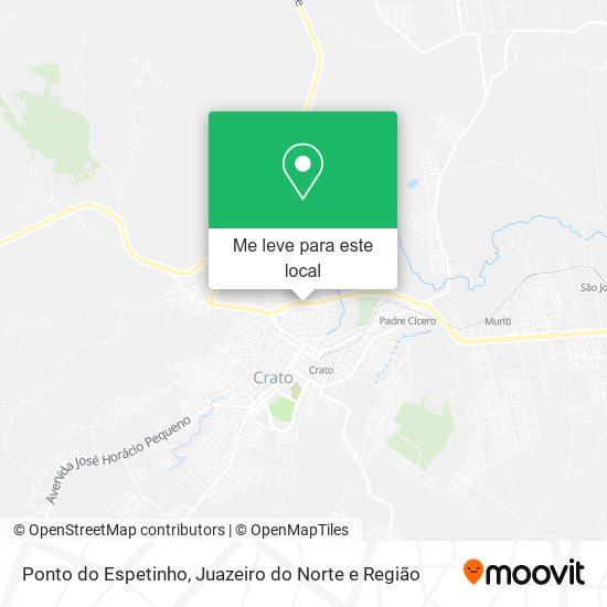 Ponto do Espetinho mapa