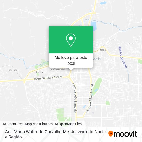Ana Maria Walfredo Carvalho Me mapa