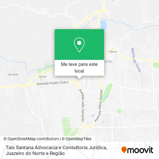 Taís Santana Advocacia e Consultoria Jurídica mapa