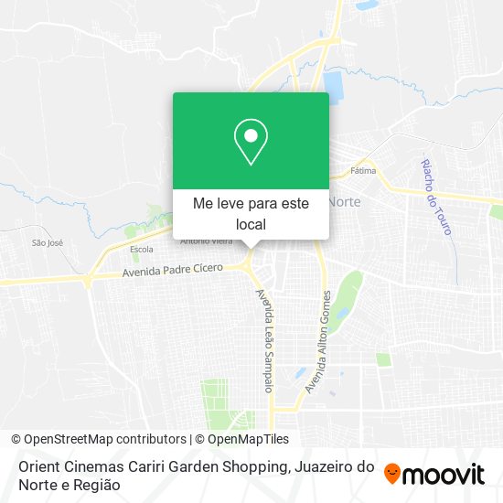 Orient Cinemas Cariri Garden Shopping mapa