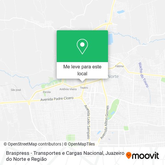 Braspress - Transportes e Cargas Nacional mapa