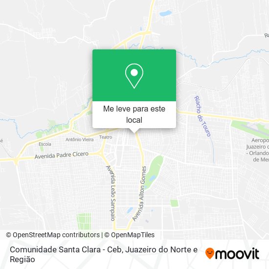 Comunidade Santa Clara - Ceb mapa