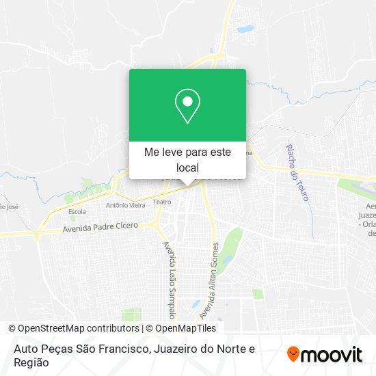 Auto Peças São Francisco mapa