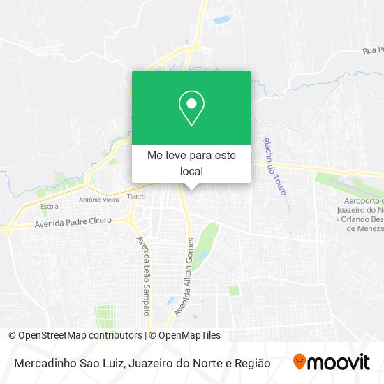 Mercadinho Sao Luiz mapa