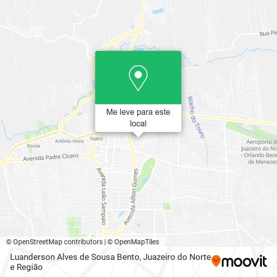 Luanderson Alves de Sousa Bento mapa