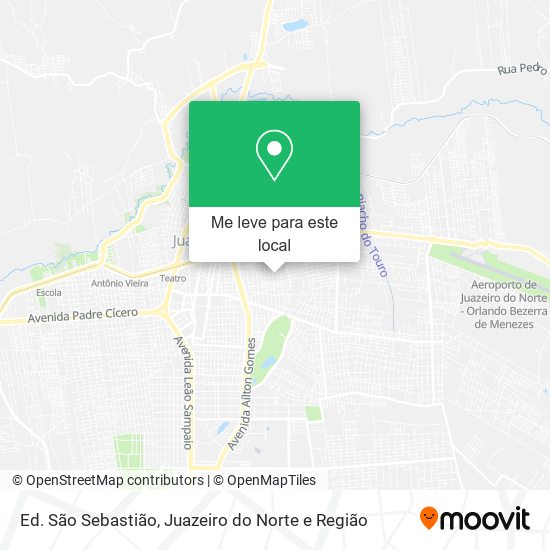 Ed. São Sebastião mapa