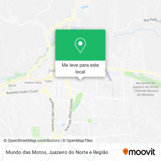 Mundo das Motos mapa